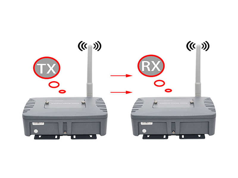 Drahtloser DMX-Sender und -Empfänger aus Aluminiumguss für den Außenbereich