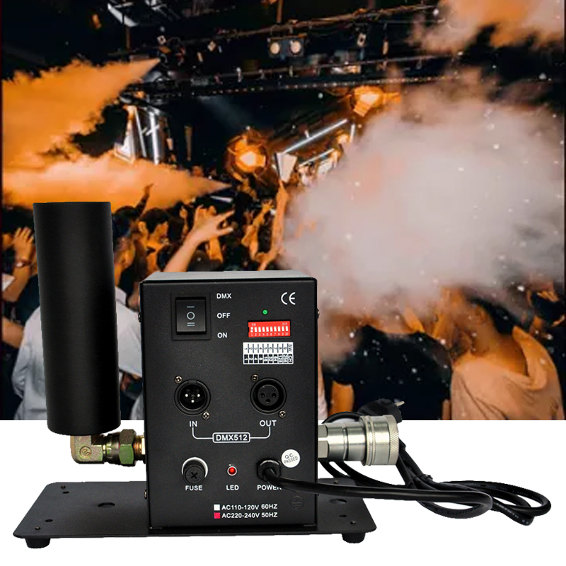Dmx-Party-Effekt-Kohlendioxid-Gassäule Magic Fx-Nebel-Cryo-Jet-Maschine Led Cannon Smoke Co2-Jet-Maschine